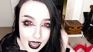long nails vampire girl
