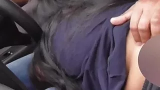 Indian Taxi Driver – Blowjob in Car