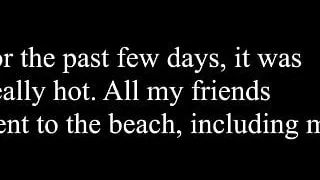 At the beach with my friends. Part 1.