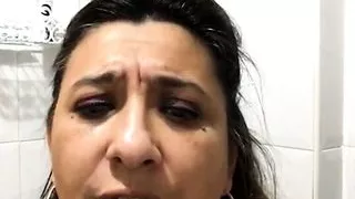 Mature BBW MILF has Sex With Big Dildo