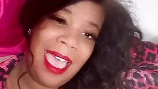 Juicy Ebony Cougar Casey Dreux Busting Tits