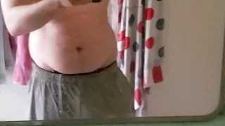 Barely 18+ first public MONSTER cock Reveal