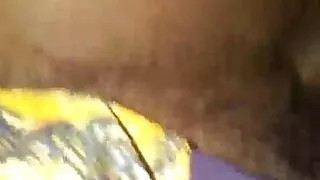 Black gal moans to a squirting orgasm during sex