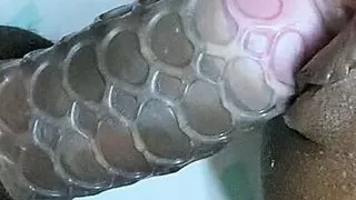 Amazing condom se bibi ki chudai