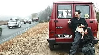 curvy milf fucked on street