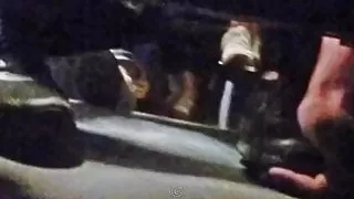 black sneakers hard hand trample cht66