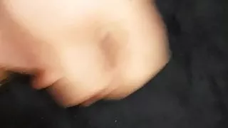 Schnelles Wichsen und Sperma.