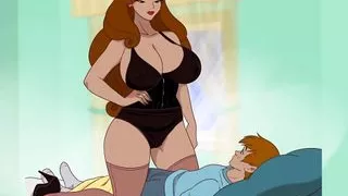 Milftoon Drama - Mother in Law comes over to get fucked