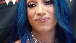 Sasha Banks slo-mo interview