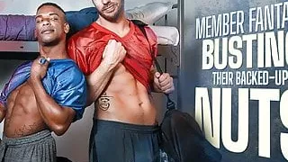 Football Players Empty Their Heavy Sacks - NextDoorStudios