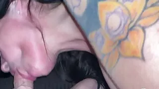 Escape4u - MILF Squirts and Takes a Mouthful of Cum