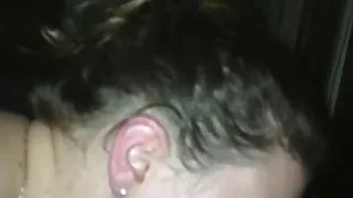 White girl from Walmart sucking my dick