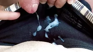 Cum in my panties. My point of view.