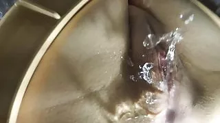 Camera in the toilet!! girl pissing in the toilet!!