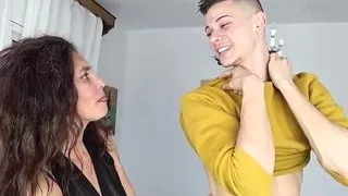 SEX TEACHER Zazel and her love for young cocks