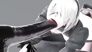 2b-takes-dildo