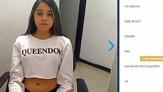 Mexican Queendom tease chastity cage release and skip, no cum