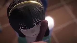 (MMD 3D) - blowjob