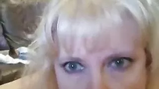 blowjob  blond amateur wife