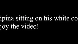 Filipina fucking white guy.