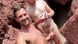 Cruising at the rocky beach on Tenerife - the bleshporn.