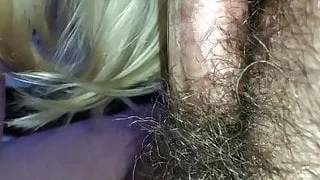 Blondie sucking my Cock