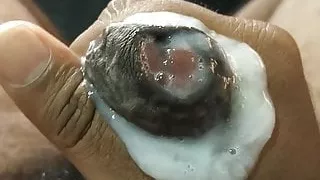 Asiatique, Grosse, Noir, Potélé, Sperme, Cumshot