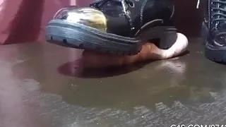 Hard Boots Cock Crush