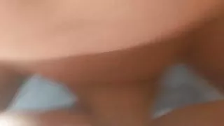 She records me fucking her wet pussy