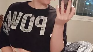 Gullig, Transexuell, Liten Kuk, Små Bröst, Solo