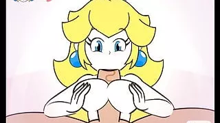 Super Smash Girls Titfuck! Peach