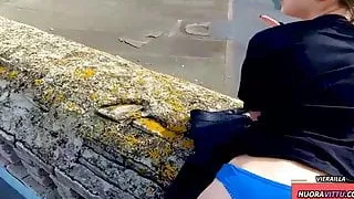 Ulkona Julkinen Sukupuoli Katolla - Pov