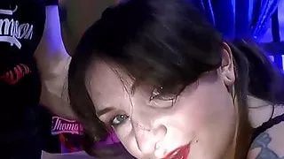 Ass fucking and facial on brunette adreena winters