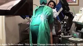 Alexa chang gets gyno exam from doctor in tampa on camera