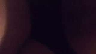 Play toy wearing my panties as he fucks me