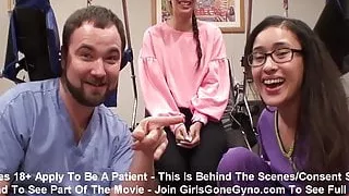 Kitty catherine's gyno exam by doctor from tampa caught on cam