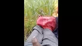 Desi bhabhi in the jungle – Blowjob and cum swallowing