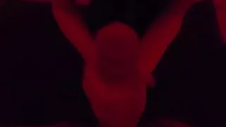 POV Handjob cumming on nylon feet