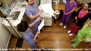 Nurse Lenna Lux, Angelica Cruz & Reins Give Each Other Exams