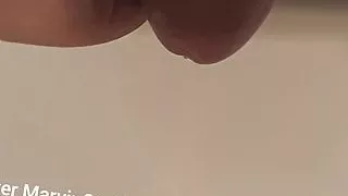 8 Cumshots from one Big Dick in Super Slow Motion in public