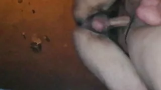 fucking my girlfriend  and cumming inside her ass