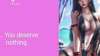 Tifa Lockhart Femdom - Homewrecker Findom at the Beach