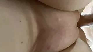 Chubby Redhead Slut Gets Big Creampie from Little Dick