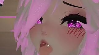 Hot Bunny Girl Fucks you in VRchat POV Blowjob