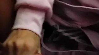 Amateur handjob and cumshot – masturbating friend