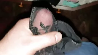 Morning precum need be wipe in mommy's panties