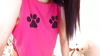 Asian sweet girl with big boobs