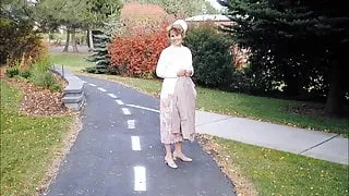 RitaB displays her pussy and ass