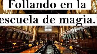 JOI en Howarts. Reencuentro en la escuela de magia.