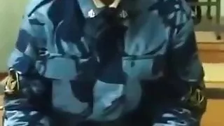 Cute Russian Army Girl Sings When we were at war